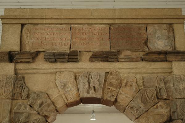 Mainz, Arch of Dativius Victor, Inscription