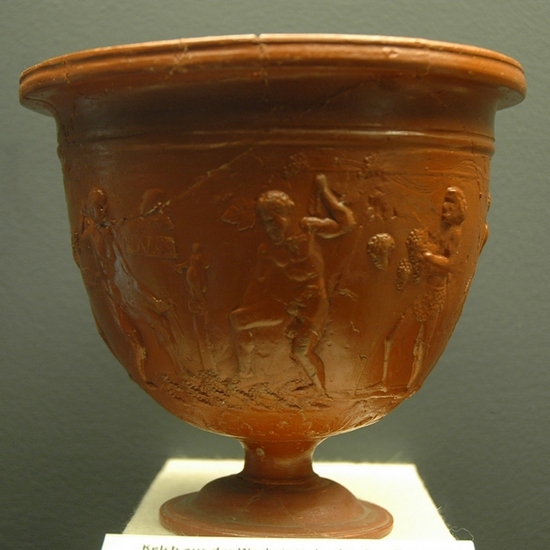 Neuss, Samian ware from Arezzo