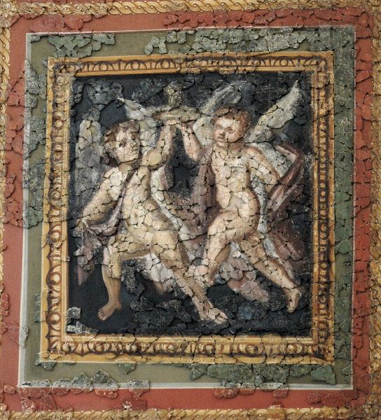 Trier, Fausta's fresco 1C: Dancing erotes