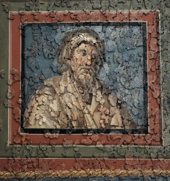 Trier, Fausta's fresco 2E: Philosopher (Apuleius?)