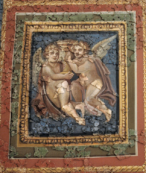 Trier, Fausta's fresco 3A: Playing erotes