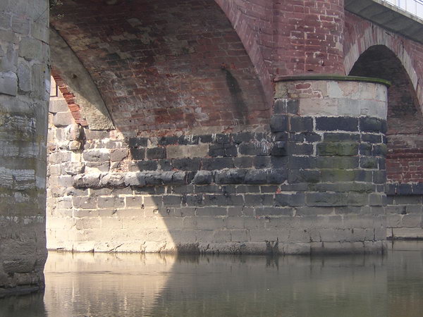 Trier, Bridge, pier, round side