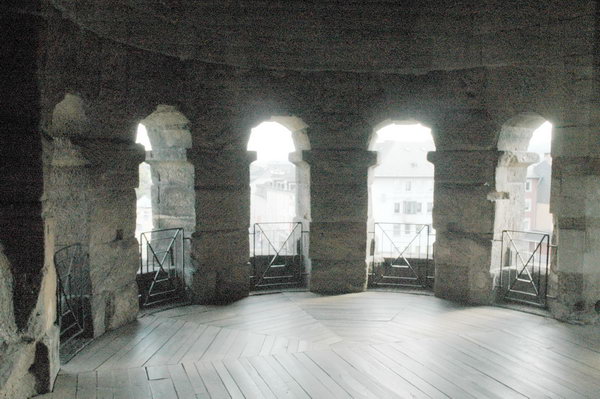 Trier, Porta Nigra, catapult room