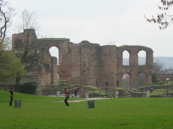 Trier, Imperial baths from the north