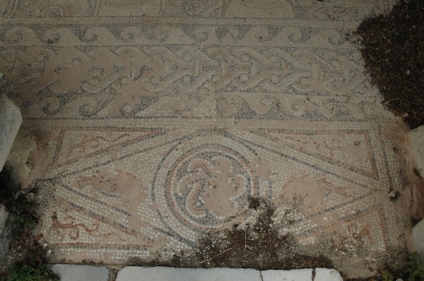 Amphipolis, Basilica A, Mosaic, Detail (1)