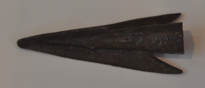 Olynthus, Arrowhead with inscription "from Philip"