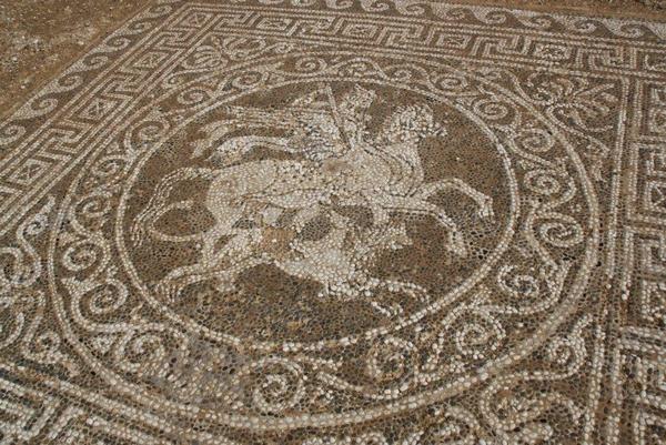 Olynthus, Mosaic of Bellerophon