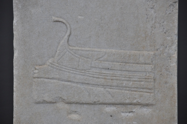 Pella, Tombstone of Makartos Delios, ship