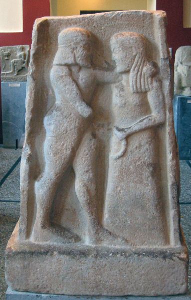 Sparta-Magoula, Relief of Menelaos and Helen