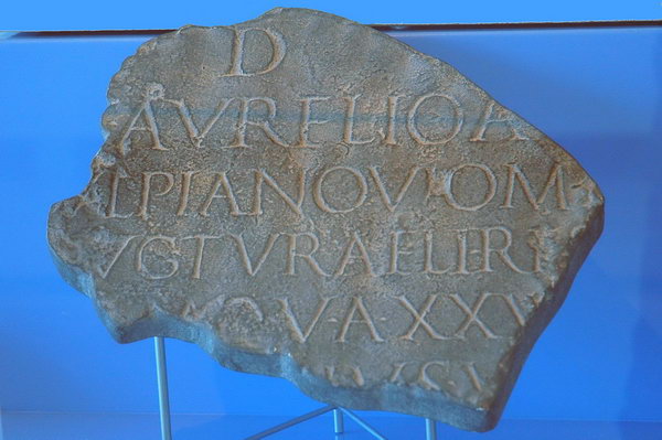 Copy of an inscription from Rome, mentioning Noviomagus