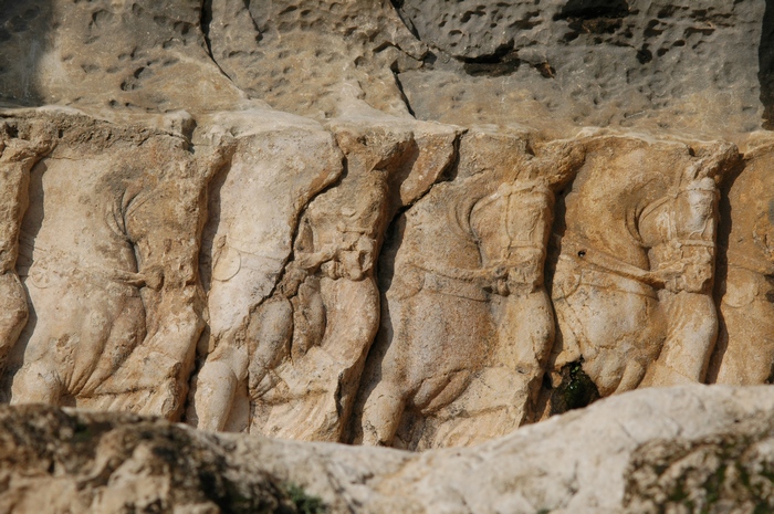 Bishapur, Relief 3, Horses