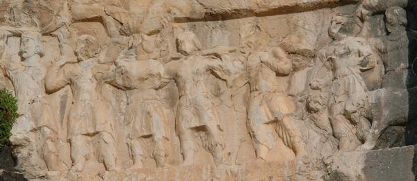 Bishapur, Relief 3, Tribute bearers (2)