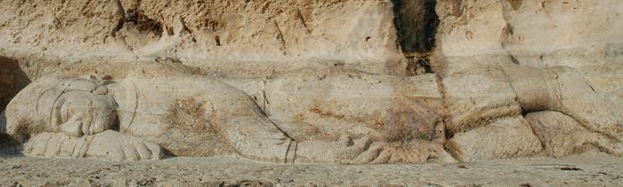 Bishapur, Relief 5, Dead enemy