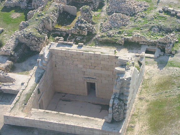 Bishapur, So-called Temple of Anahita, aerial view