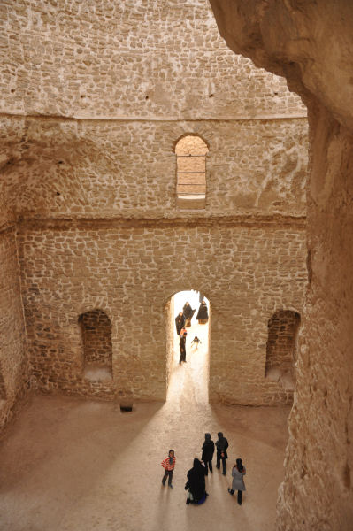 Firuzabad, Palace of Ardašir, Central room, seen from the gallery