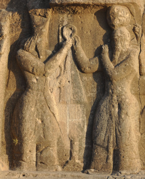 Firuzabad, Relief 2, Investiture