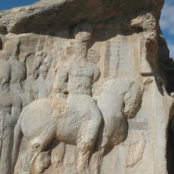 Ancient Relief of Shapur I With Noblemen Naqsh-i Rajab FG320 - thumbnail naqs e rajab shapur i 2 - Ancient Relief of Shapur I With Noblemen Naqsh-i Rajab FG320