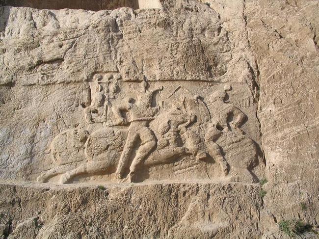 Naqš-e Rustam, 2d Relief of Bahram II (1)
