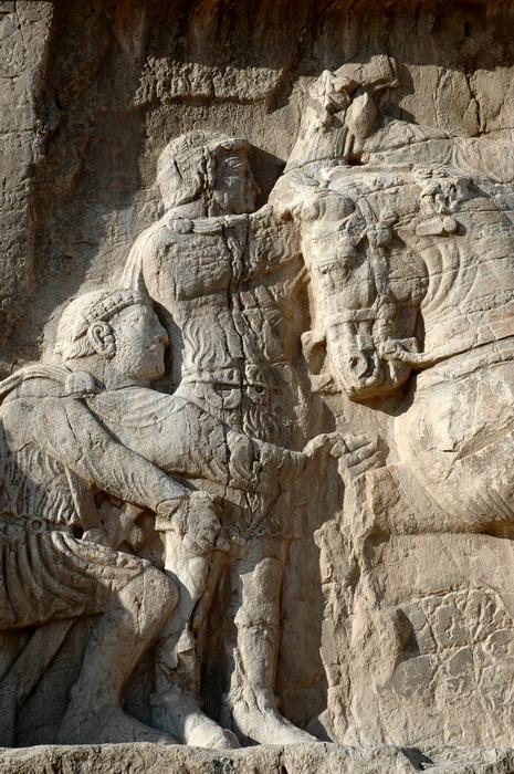 Naqš-e Rustam, Relief of Shapur I, Philip and Valerian
