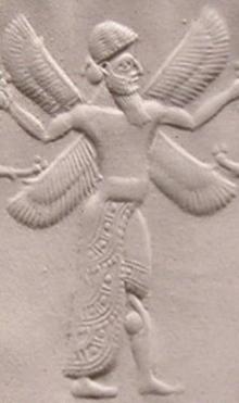 Cherub on a Neo-Assyrian seal