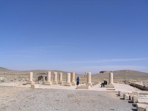 Pasargadae, Palace P, General view