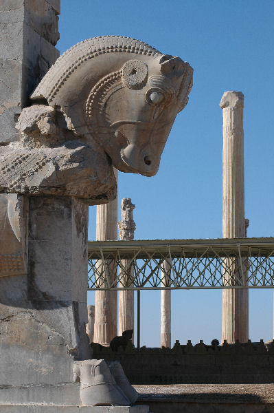 Persepolis, Hall of 100 Columns, Northwestern gate, Bull