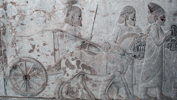 Persepolis, Apadana, East Stairs, Southern part, Lydians (2)