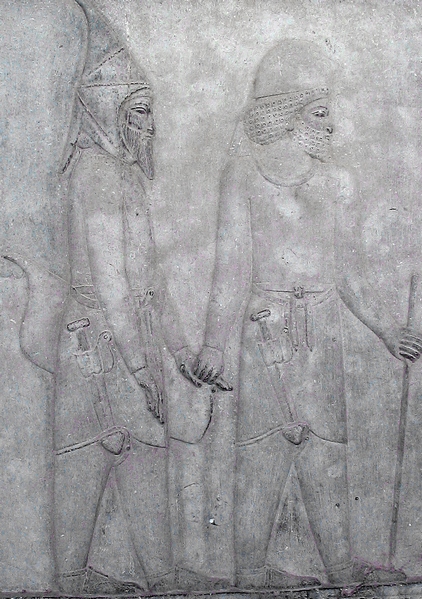 Persepolis, Apadana, East Stairs, Southern part, Sacae (2)