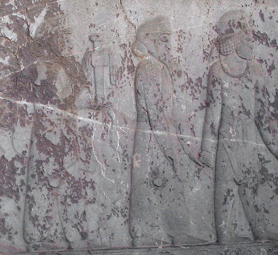 Persepolis, Apadana, East Stairs, Southern part, Sogdians (2)