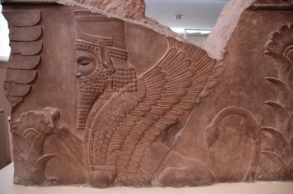 Persepolis, Palace of Darius, Relief of a sphinx