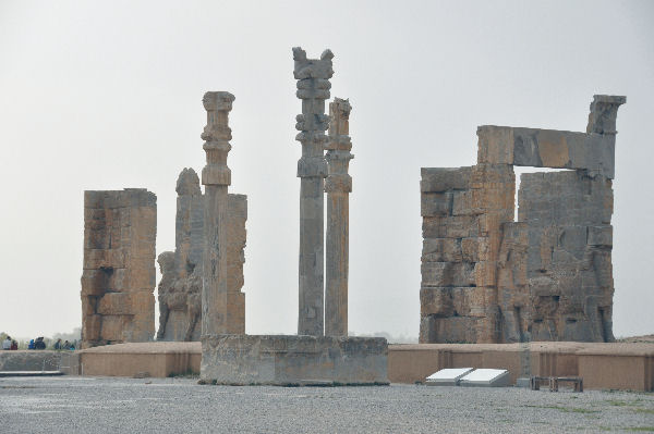 Persepolis, Gate of All Nations, seen from the Apadana