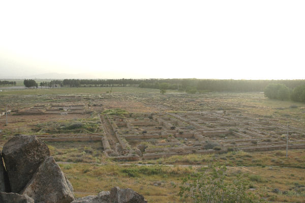 Persepolis, Lower City seen from the tomb of Artaxerxes II