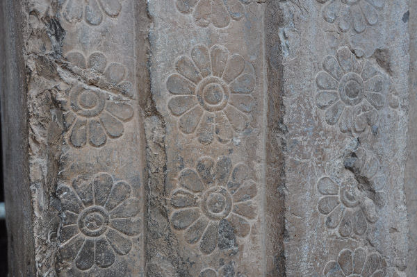 Persepolis, Tomb of Artaxerxes II Mnemon, Relief of flowers