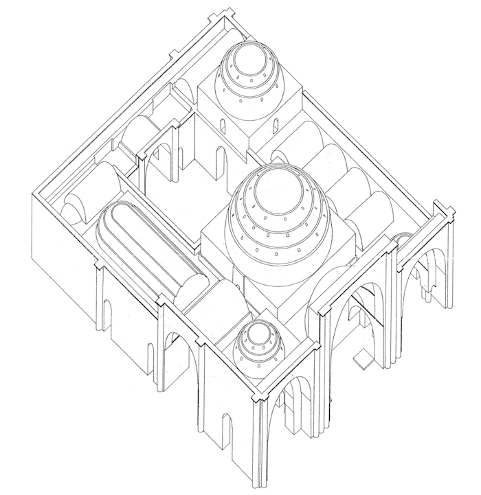 Sarvestan, drawing