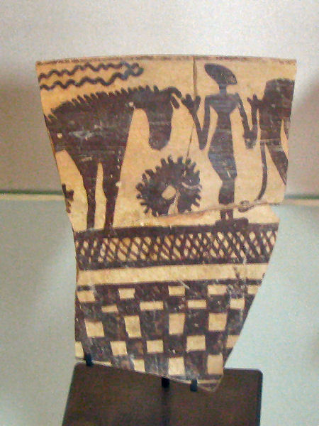 Tepe Sialk, Sherd from the fourth millennium BCE