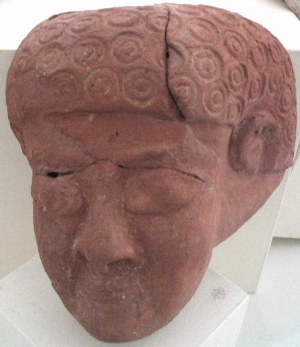 Motya, Greek-Phoenician female mask (2)