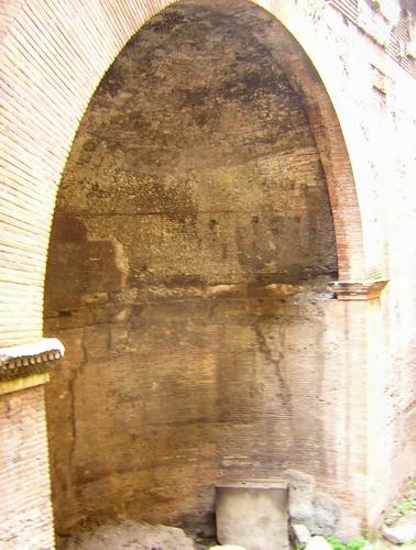 Rome, Baths of Agrippa, Basilica of Neptune, Central apse