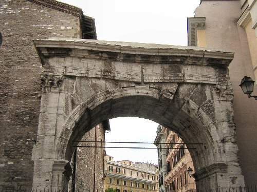 Rome, Arch of Gallienus, western inscription