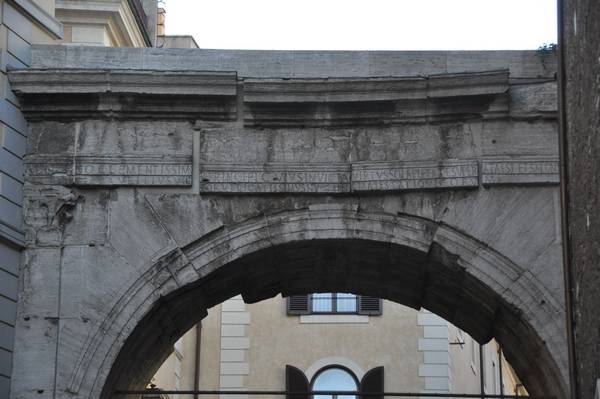 Rome, Arch of Gallienus, eastern inscription