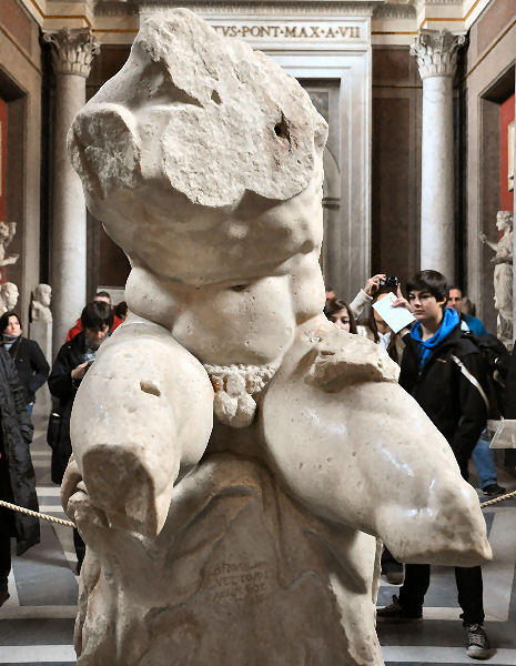 Rome, Baths of Caracalla, the Belvedere Torso (Heracles)