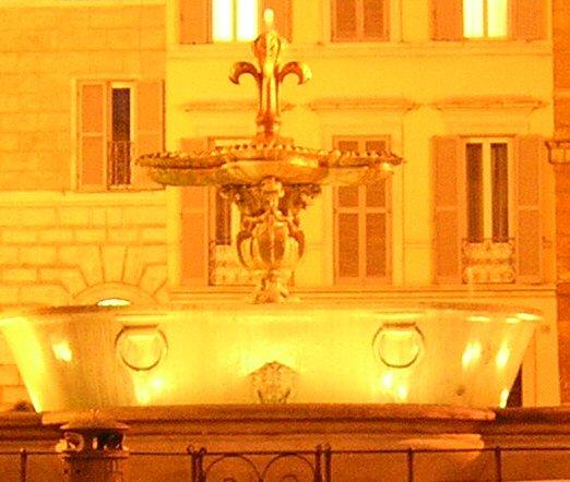 Rome, Baths of Caracalla, bath tub on Piazza Farnese