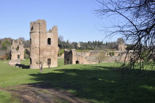 Rome, Circus of Maxentius, Entrance from the Via Appia