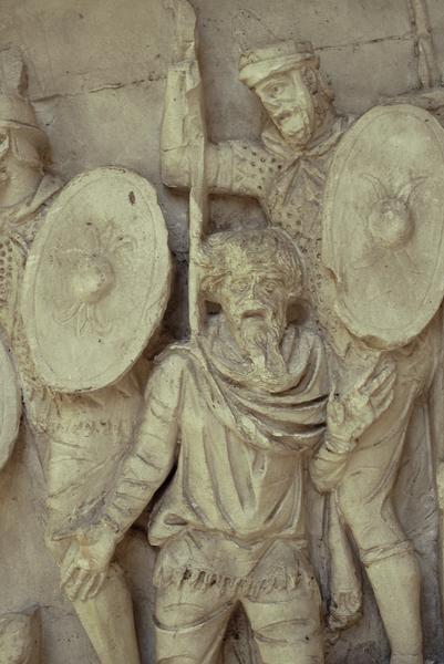 Rome, Column of Marcus Aurelius, killing of a POW