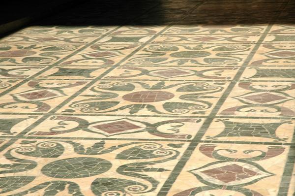 Rome, Forum Romanum, Curia Julia, Floor mosaic