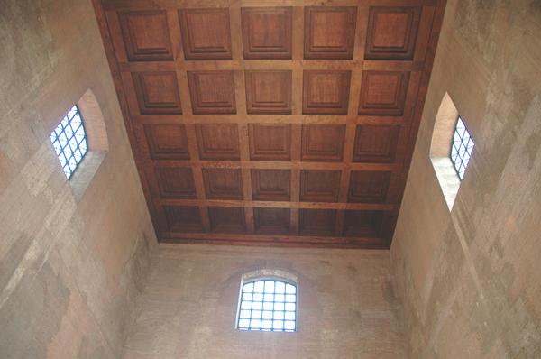 Rome, Forum Romanum, Curia Julia, Ceiling