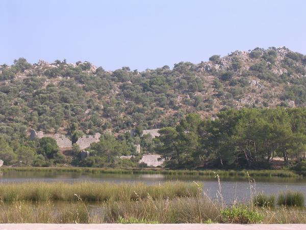 Myra, Harbor, Remains of the granaries