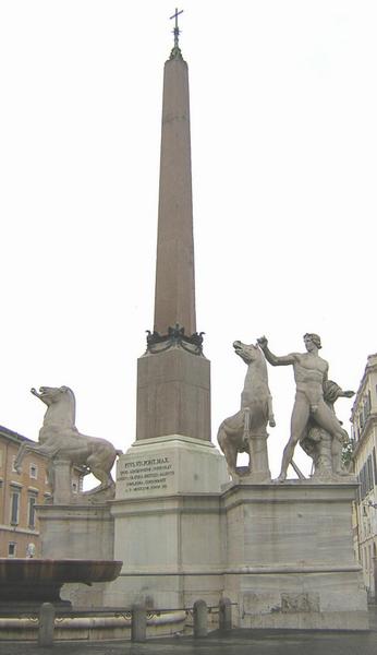Rome, Quirinal, Obelisk