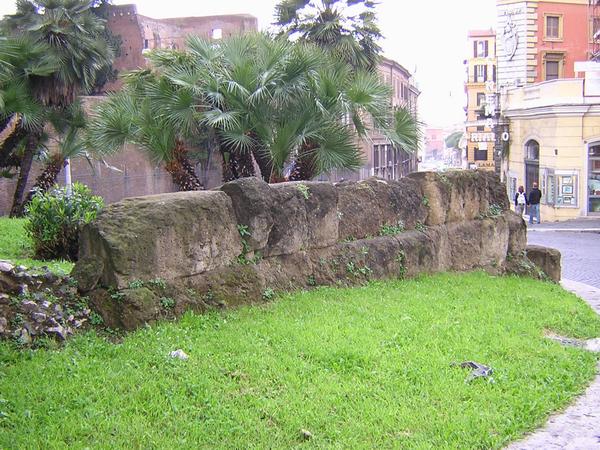Rome, The Servian Wall on the Quirinal
