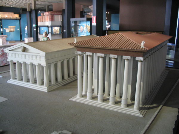Syracuse, Two temples, Model