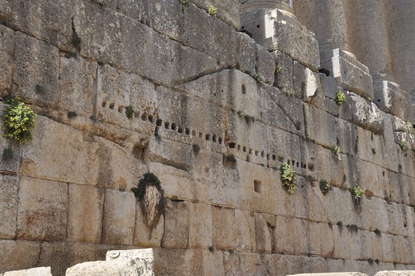 Baalbek, Temple of Jupiter, Shrine, Southern terrace wall (2)